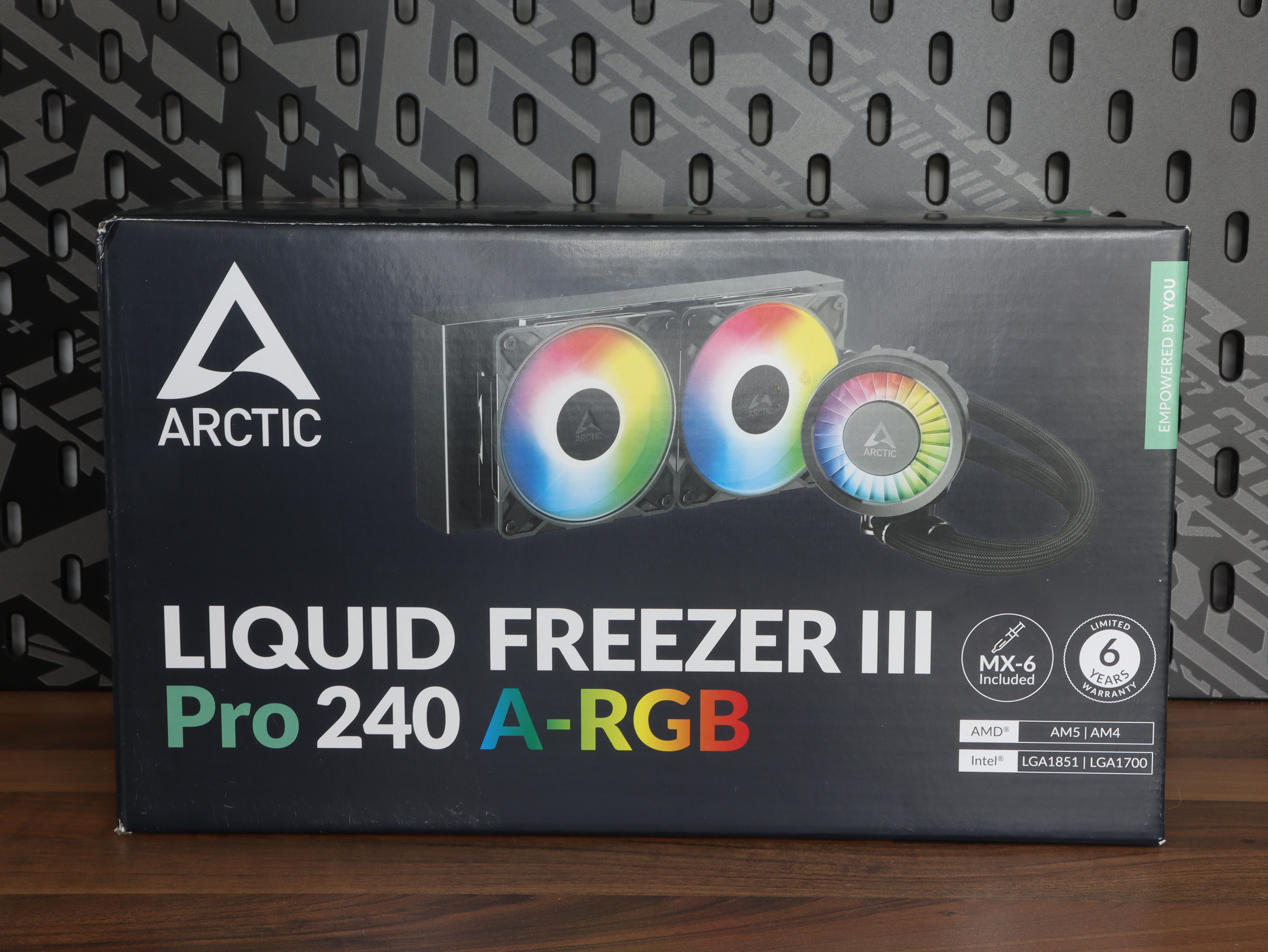 Freezer III Arctic 240 Pro Liquid A-RGB cooling water all-in-one cooler.JPG